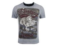 Key Largo Camiseta 'MONTANA' piedra / mezcla de colores, Talla XXL