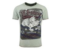 Key Largo Camiseta 'MONTANA' verde / mezcla de colores M verde / mezcla de colores