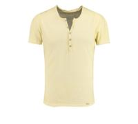 KEY LARGO Camiseta para Hombre con botón de lemonada, Amarillo Pastel (1418), XL