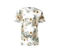 Key Largo Camiseta 'PLAYA' marrón / verde oscuro / blanco XXL marrón / verde oscuro / blanco
