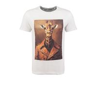 Key Largo Camiseta ' SMART GIRAFFE ' mezcla de colores / blanco XXXL mezcla de colores / blanco