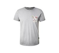 Key Largo Camiseta 'Summer Splash' gris / gris claro / verde / altrosa, Talla XXXL