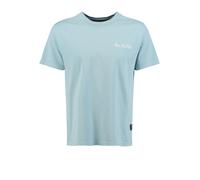 Key Largo Camiseta 'VIVE LA VIDA' azul / blanco M azul / blanco