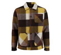 Key Largo Chaqueta de entretiempo 'Locarno' marrón / amarillo / blanco L marrón / amarillo / blanco