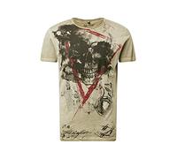 KEY LARGO Hype Round Camiseta, Verde (1502), L para Hombre
