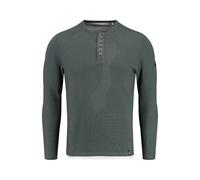 KEY LARGO Jersey Sandro Button para Hombre, Verde Oscuro (1501), XL