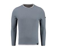 KEY LARGO Sudadera Stefano Round para Hombre, Flintstone Blue (1233), S