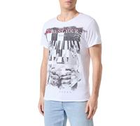 KEY LARGO MT Circle of Life Round Camiseta, Blanco (1000), M Hombres