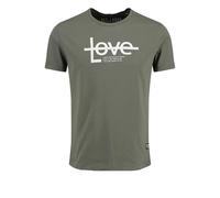 KEY LARGO MT Love You Round Camiseta, Caqui (1505), 3XL Hombres