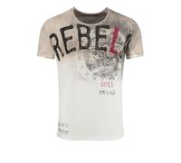 KEY LARGO MT Portland Round Camiseta, Arena (1005), S Hombres