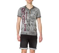 KEY LARGO MT Riot, Camiseta Hombre, Silver, XL
