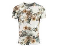 KEY LARGO Playa Round Camiseta, Blanco (1000), L Hombres