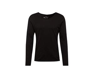 KEY LARGO Queso MLS Camiseta, Negro (1100), L para Hombre