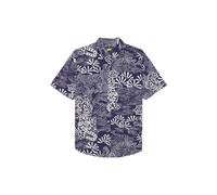 KEY LARGO Resort 1/2 Patterned Camisa, Azul, XL Hombres