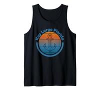 Key Largo Sailor - República de Concha Navegando Los Cayos de Florida Camiseta sin Mangas
