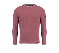 KEY LARGO Stefano Round Sudadera, Cloudy Red (1308), L para Hombre