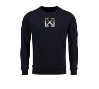 Key Largo Sudadera 'ELECTION' moca / negro / blanco L moca / negro / blanco