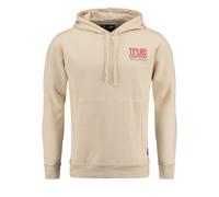 Key Largo Sudadera 'KLTRUE COURAGE' beige / gris / rojo M beige / gris / rojo