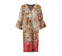 Key Largo Vestido de verano 'Fever' crema / rosa / negro 40 crema / rosa / negro