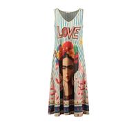 Key Largo Vestido 'Love' beige / azul claro / mezcla de colores 42 beige / azul claro / mezcla de colores