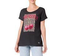 KEY LARGO WT Dessert Round Camiseta, Negro (1100), XL Mujeres