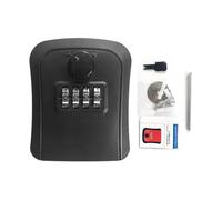 Key Lock Box for Outside - PP 9x7.5x3.3cm | 4 Digit Combination Key Safe | Box, Wall Mounted Keys Storage Boxs, Outdoor Security Keyss Hider Lock Boxs, Waterproof Holder | Keys Security