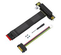 Key M a PCIe Tarjeta gráfica 180/90 grados Tarjeta adaptadora PCIE 16X 8X Cable de extensión para 2230 2242 2260