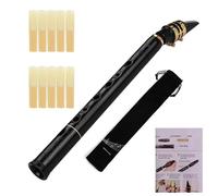 Key of C Two Octave Range Pocket Travel Saxphone, Mini Pocket Saxophone C Key Saxophone, Simple Sax, Mini Saxophone, For Adult Students Beginner Professional Performance (1set)