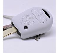 Key Soft Case Cover Funda Protectora para BMW E36 E39 E34 E 3er 5er 7er E32 8er E31 Control Remoto Clave/Color: Gris