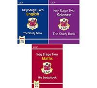 Key Stage Two The Study Book 3 Books Bundles Collection Set- KS2 Maths Study Book,KS2 Science Study Book,Key Stage 2 English The Study Book