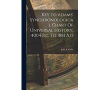 Key To Adams' Synchronological Chart Of Universal History, 4004 B.c. To 1881 A.d