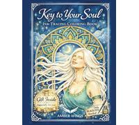 Key to Your Soul: Ink Tracing Coloring Book + Gift: A Mindful Coloring Journey for Relaxation, Spiritual Reflection and Creativity