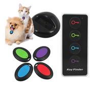 Key Tracker, Keys Search Engine con Sonido - Localizador Keys con Sound 85 DB - Accesorios para una gama de 131 Pies, 4 receptores y lámpara Tus llaves con esta solución práctica y