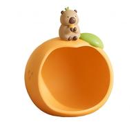 Key Tray - Cute Capybara Wallet Watch Dish For Organization | Resin Material with Key Holder Tray, Bedside Counter Vanity Bathroom Bedroom Home Accessory For Storage