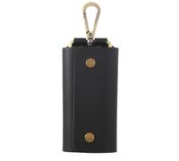 Key Wallet, PU Leather Men's Wallets Key Chain, Compact, Alloy, Coin Purse Storage Organizer Bag with Keychain for Home, School, Office, Belt, Waist, Men and Travel Use, 16x6cm