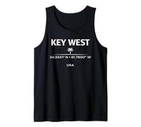 Key West Florida Coordina el diseño de Viajes de la Isla Camiseta sin Mangas