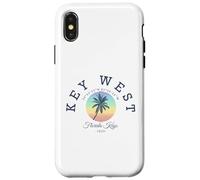 Key West Florida Keys Vacaciones en la Playa West Key West Souvenir Carcasa para iPhone X/XS