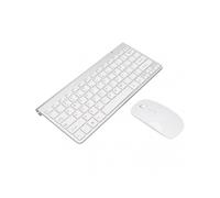 Keyboard and Mouse Set 2.4G Wireless 78 Keys USB Slim Etched Keys Ergonomic Silent Button Computer Keyboard Mouse