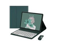 Keyboard Case for Xiaomi Redmi Pad SE 11 Inch 2023, Detachable Wireless Keyboard Protective Cover Case, Dark Green