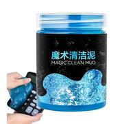 Keyboard Cleaner Gel - Gel limpiador de coche para el cuidado del - Eliminador de polvo | Coche doméstico multifuncional para limpieza de interiores, pegamento suave, 200 g, no abrasivo