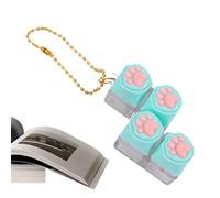 Keyboard Fidget, Cat Paw, 2.44x1.26x1.26 Inches Sensory Button Grip, Mechanical Gadget with Style, Clicker Toy with Function, Home Accessories for Classroom School Work Car Airplane Travel Party Use