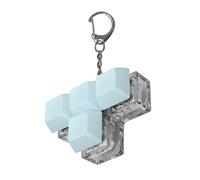 Keyboard Fidget Clicker - Luminous 4 Key Shaft Tester Toy,Finger Toy, Funny Sensory , Shaft Tester Relaxing Button Finger Toy for Adults