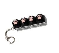 Keyboard Fidget Toy | Fun Colorful Light Up Portable | Fidget Keyboard Key Chain, Interactive Light Display Finger Clicker Sensory Kids Toys | for Work School Travel Classroom Home Bag Desk