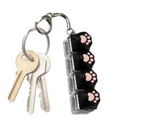 Keyboard Fidget Toy, Fun Colorful Portable Finger Clicker Toy, Quiet Tactile Clicker Design, Button Keyboard Keychain for Work School Travel Classroom Home Bag Desk Office Use, 3.07x0.787x1.18 Inches