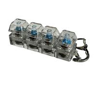 Keyboard Fidget Toy, Portable Charm Realistic Clicker - Button Fidget for Adults, for Adults Kids Boy Family Travel Backpack Offices School Home