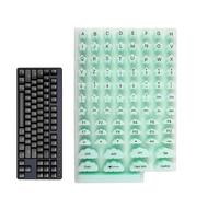 Keyboard Key Stickers - Easy Press, Lightweight Keyboard, Computer Mechanical Keyboards | for Women Girls Acrylic French Tip Long Nails Home Office Typing Game Playing