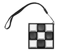 Keyboard Keychain Fidget Clicker | Enhances Study Focus | 6x6x3cm | Handheld Clicky Fidget Keyboard | Keychain Detachable Mechanical Clicker | Long-Lasting Tactile Quality | For Kids Teens Adults
