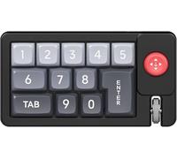 Keyboard programable genérico - teclado mecánico con retroiluminación RGB, One Hand Numeric Keypad with Hot Interchangeable Joystick for Typing Music Production Trading Setup and PC Game