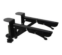 Keyboard Stand - 19 x 5,7 cm - Keyboard Sтand, No-Punch, Ergonomic Desk Extender Tray Clamp, 2 piezas Cold Rolled Steel Plegable Organizer For Home, Study Room, Office