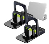 Keyboard Stand for Desk - 2 Pieces Tilt Portable Foldable Adjustable Riser | Longlasting Computer Keyboard Stand for Game Study Laptop Computer Electronic Office Work Typing Outdoor Travel